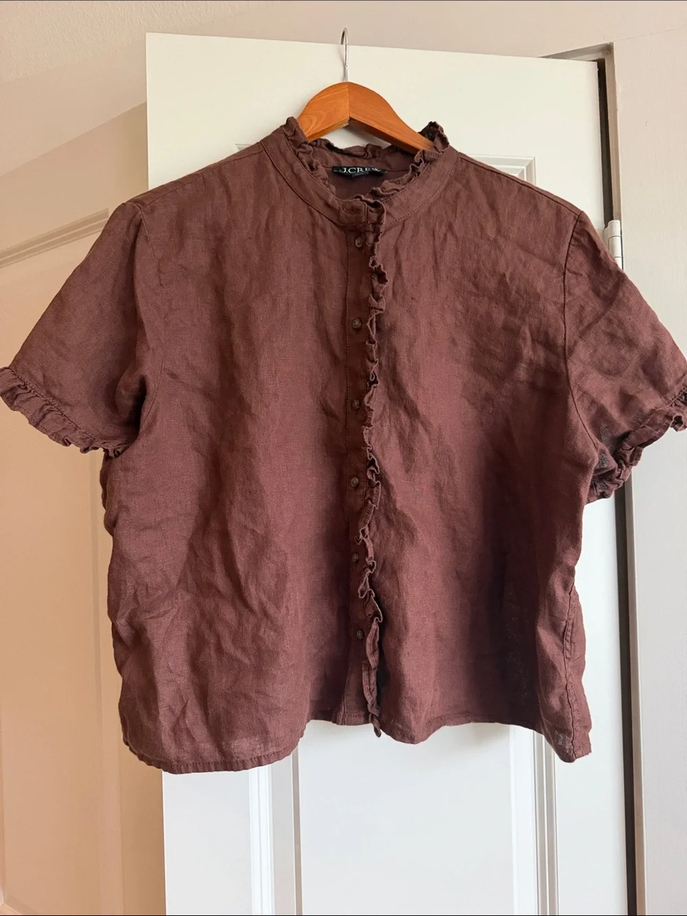 J. crew linen top